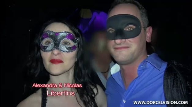 Swinger Party Club - Libertine Couples go to the SEX Club for a Masked Swinger's Party